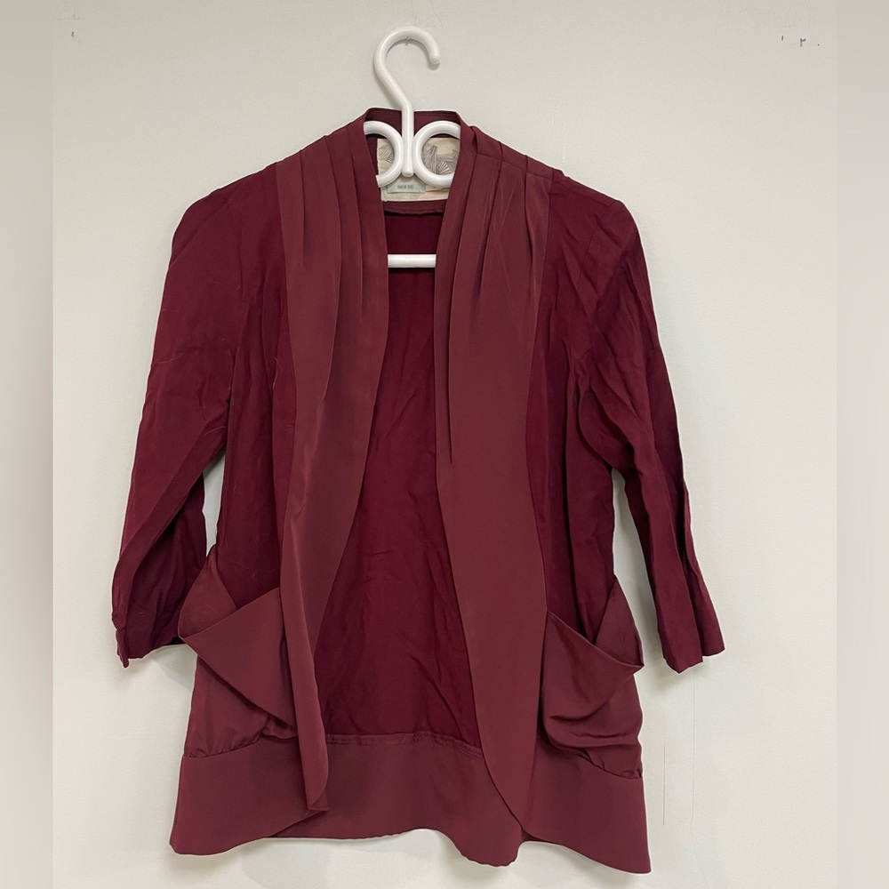 Aritzia Maroon Cardigan
